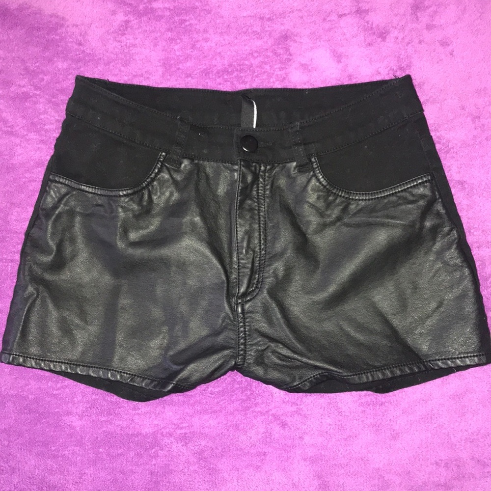 Leather Shorts